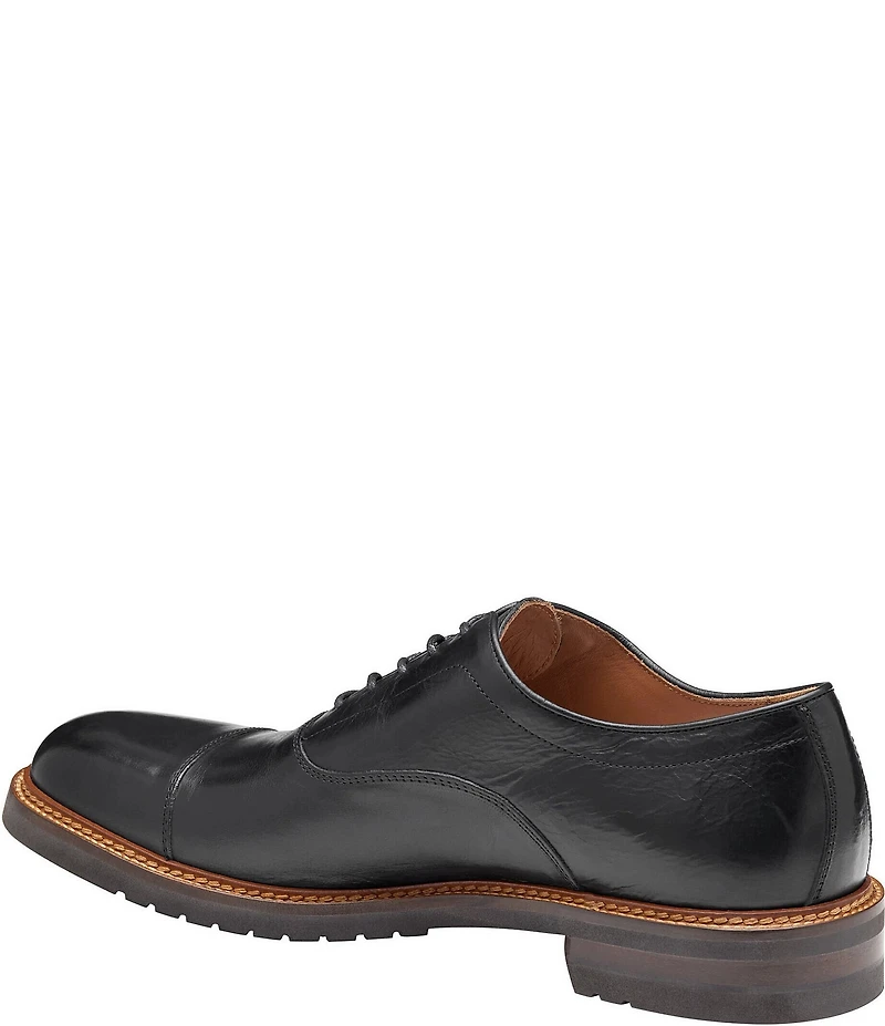 Johnston & Murphy Collection Men's Hartford Leather Cap Toe Oxfords