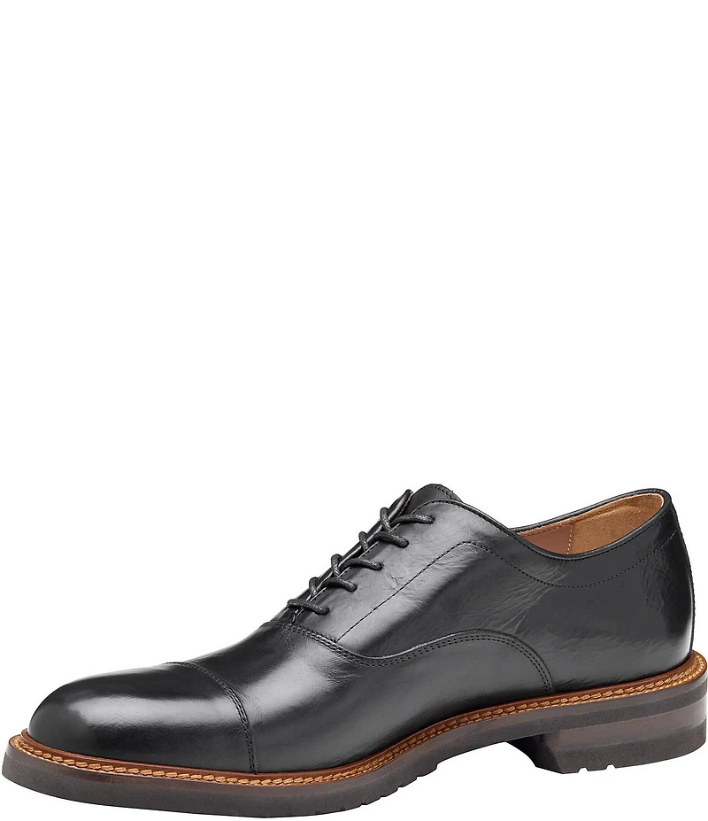 Johnston & Murphy Collection Men's Hartford Leather Cap Toe Oxfords