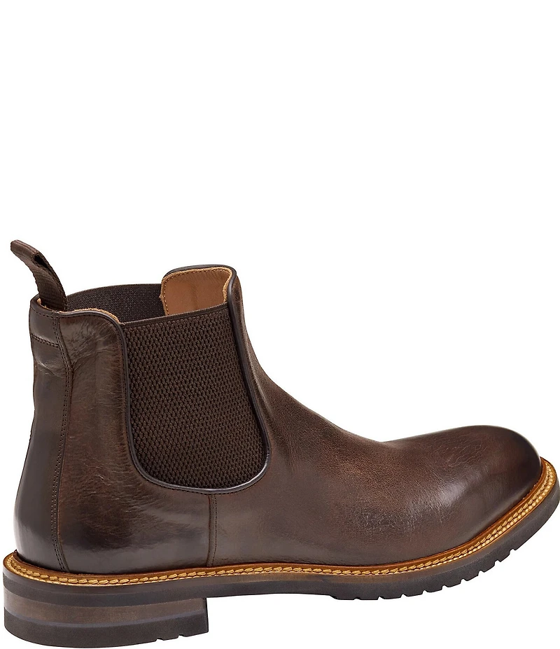 Johnston & Murphy Collection Men's Hartford Leather Chelsea Dress Boots