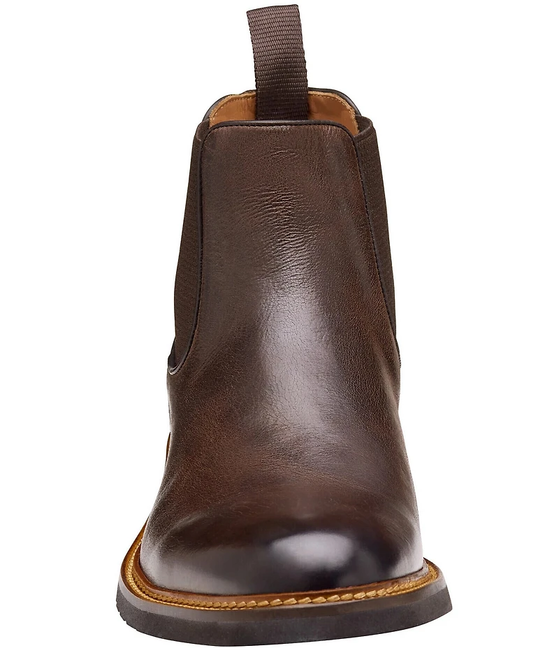 Johnston & Murphy Collection Men's Hartford Leather Chelsea Dress Boots