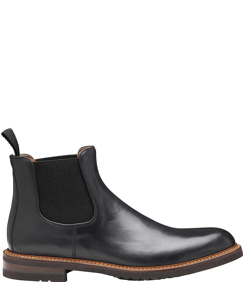 Johnston & Murphy Collection Men's Hartford Leather Chelsea Dress Boots