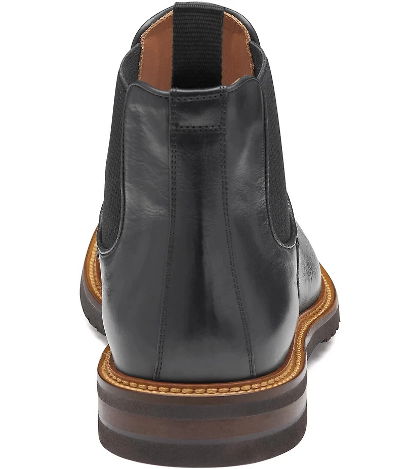 Johnston & Murphy Collection Men's Hartford Leather Chelsea Dress Boots