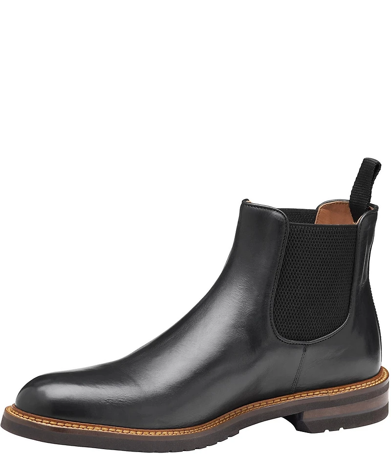 Johnston & Murphy Collection Men's Hartford Leather Chelsea Dress Boots
