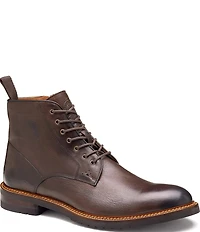 Johnston & Murphy Collection Men's Hartford Leather Plain Toe Boots