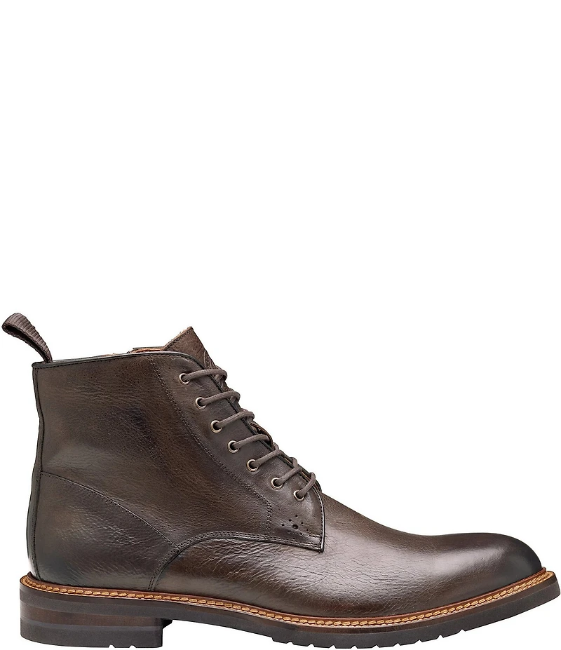 Johnston & Murphy Collection Men's Hartford Leather Plain Toe Boots
