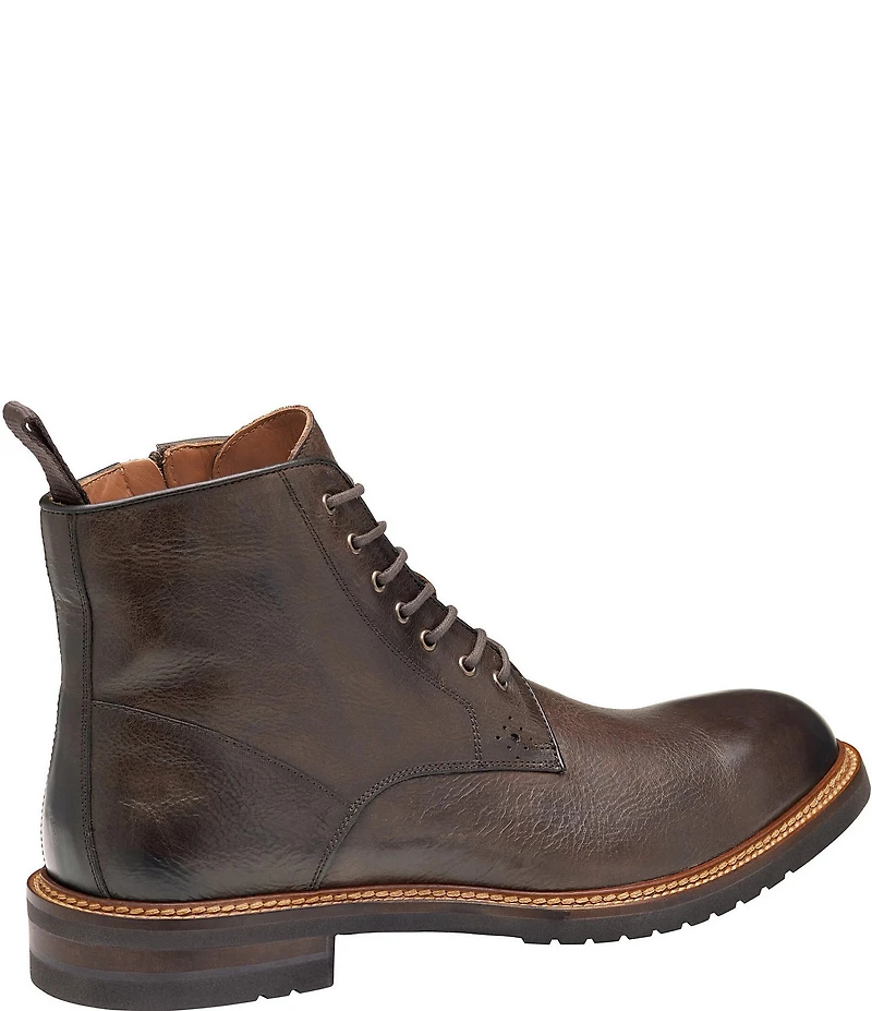 Johnston & Murphy Collection Men's Hartford Leather Plain Toe Boots