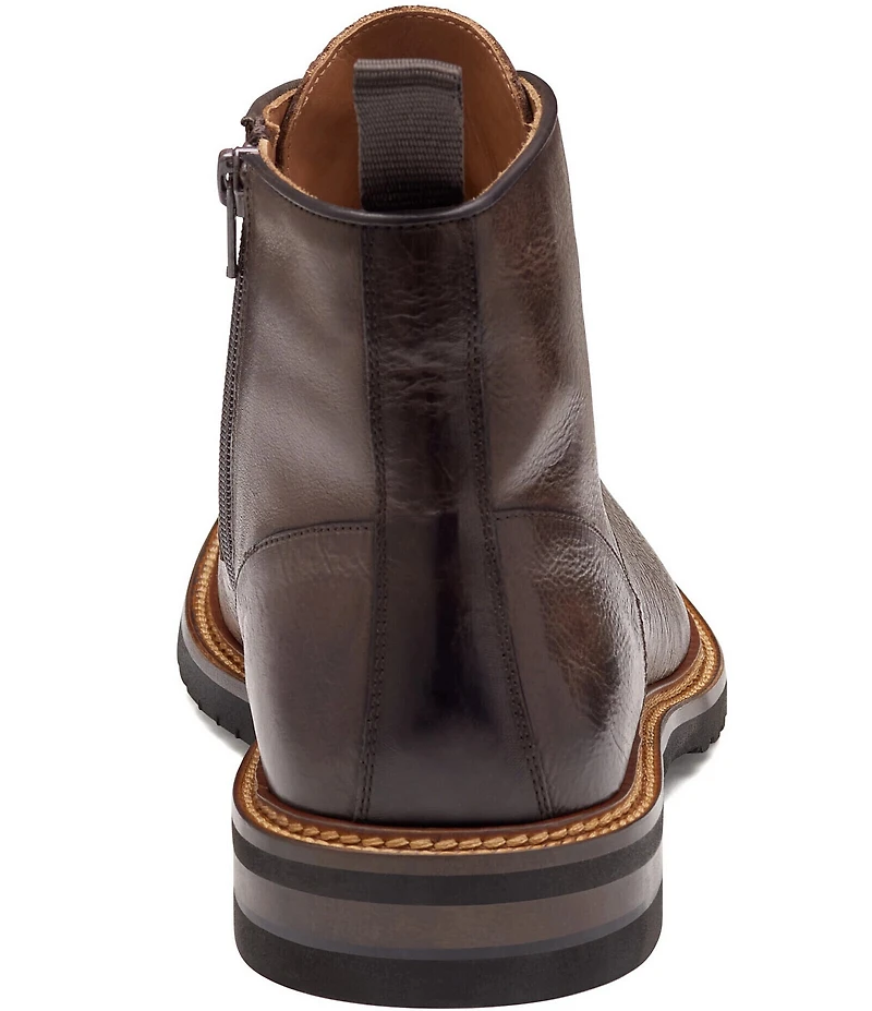 Johnston & Murphy Collection Men's Hartford Leather Plain Toe Boots