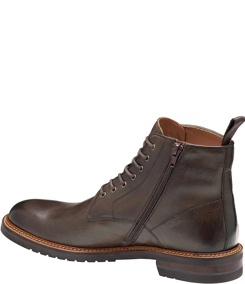 Johnston & Murphy Collection Men's Hartford Leather Plain Toe Boots