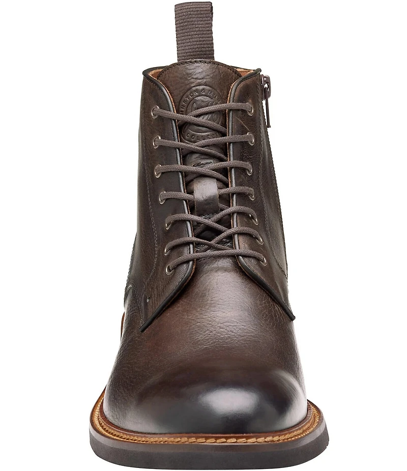 Johnston & Murphy Collection Men's Hartford Leather Plain Toe Boots