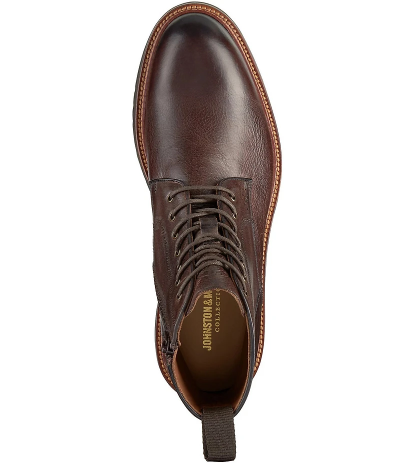 Johnston & Murphy Collection Men's Hartford Leather Plain Toe Boots