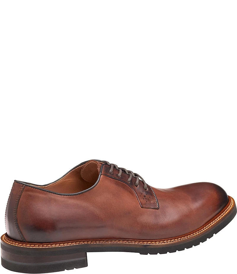 Johnston & Murphy Collection Men's Hartford Leather Plain Toe Oxfords