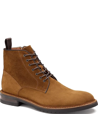 Johnston & Murphy Collection Men's Hartford Suede Plain Toe Boots