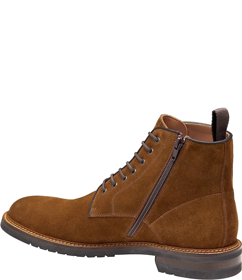 Johnston & Murphy Collection Men's Hartford Suede Plain Toe Boots