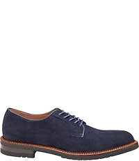 Johnston & Murphy Collection Men's Hartford Suede Plain Toe Oxfords