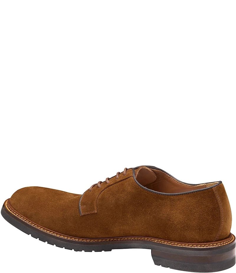 Johnston & Murphy Collection Men's Hartford Suede Plain Toe Oxfords