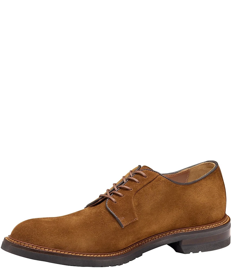 Johnston & Murphy Collection Men's Hartford Suede Plain Toe Oxfords
