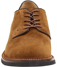 Johnston & Murphy Collection Men's Hartford Suede Plain Toe Oxfords