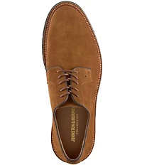 Johnston & Murphy Collection Men's Hartford Suede Plain Toe Oxfords