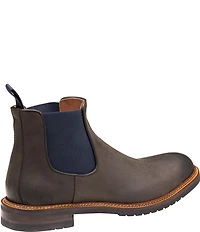 Johnston & Murphy Collection Men's Hartford Waxed Suede Chelsea Boots