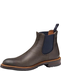 Johnston & Murphy Collection Men's Hartford Waxed Suede Chelsea Boots