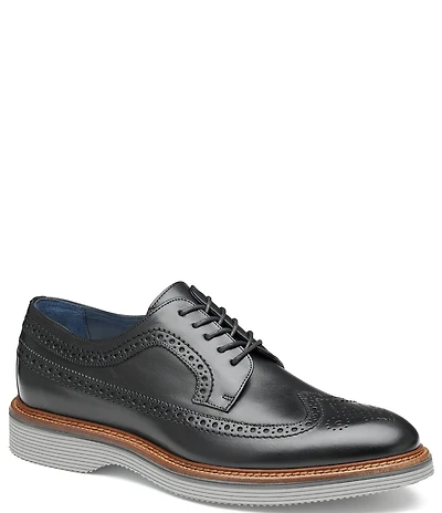 Johnston & Murphy Collection Men's Jenson Calfskin Wingtip Oxfords