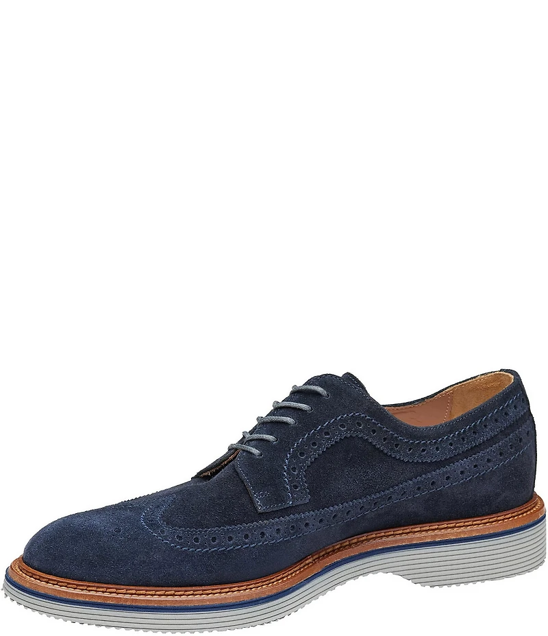 Johnston & Murphy Collection Men's Jenson Suede Wingtip Oxfords