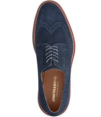Johnston & Murphy Collection Men's Jenson Suede Wingtip Oxfords