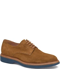 Johnston & Murphy Collection Men's Jenson Suede Plain Toe Oxfords