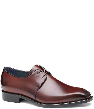 Johnston & Murphy Collection Men's Larson Calfskin 2-Eye Plain Toe Oxfords