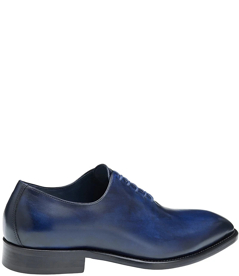 Johnston & Murphy Collection Men's Larson Calfskin One Piece Plain Toe Oxfords