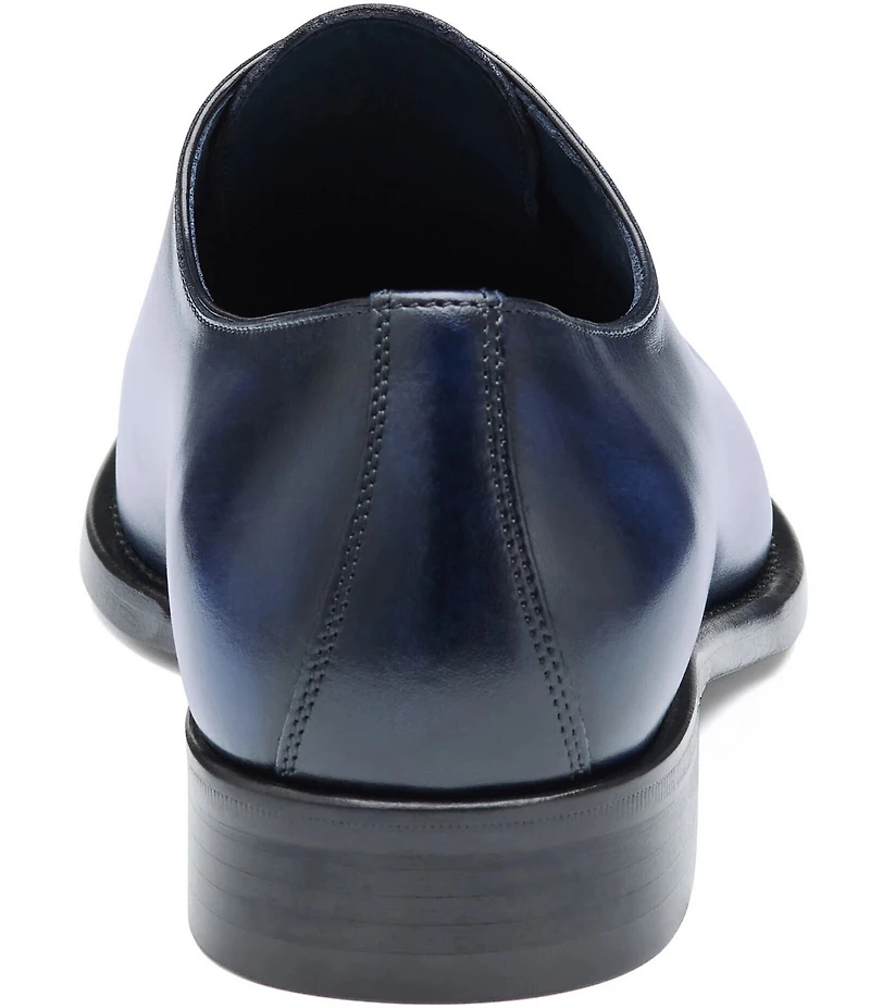 Johnston & Murphy Collection Men's Larson Calfskin One Piece Plain Toe Oxfords