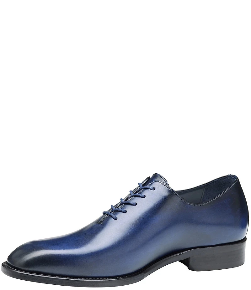 Johnston & Murphy Collection Men's Larson Calfskin One Piece Plain Toe Oxfords