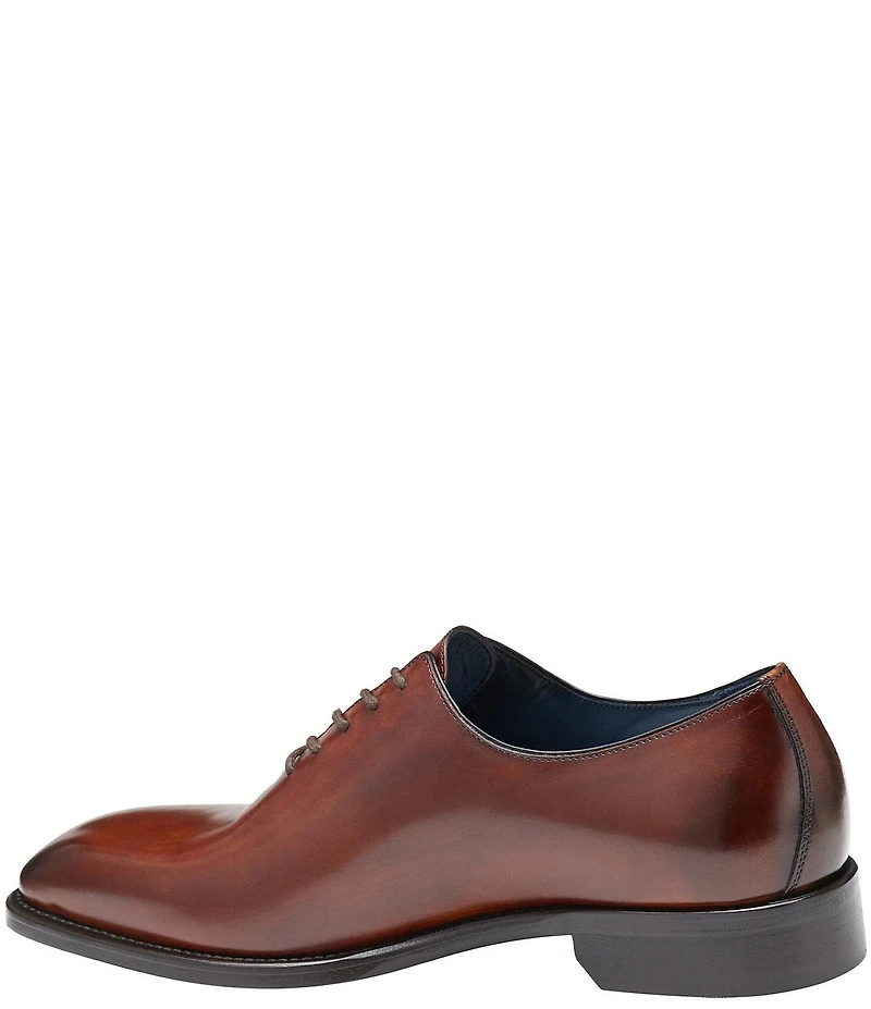 Johnston & Murphy Collection Men's Larson Calfskin One Piece Plain Toe Oxfords