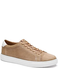Johnston & Murphy Collection Men's Luther Perforated Suede Sneakers
