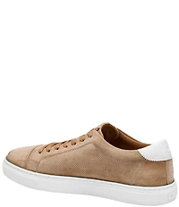 Johnston & Murphy Collection Men's Luther Perforated Suede Sneakers