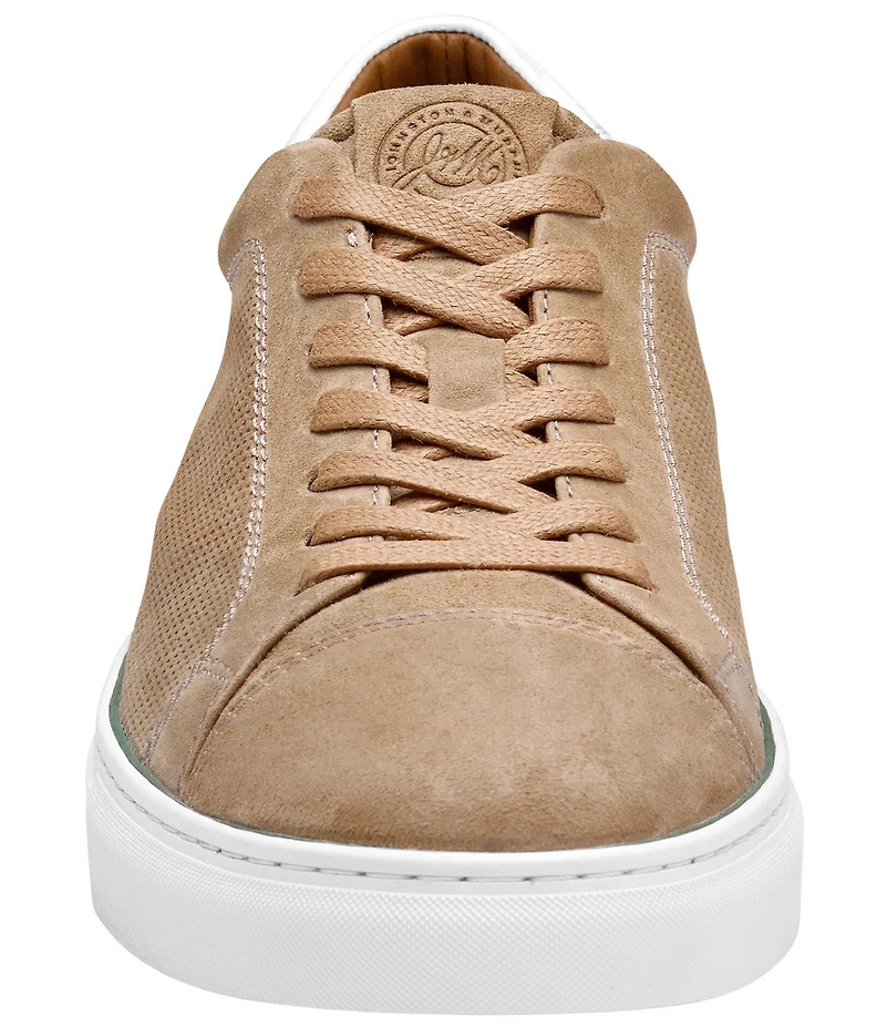 Johnston & Murphy Collection Men's Luther Perforated Suede Sneakers