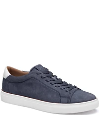 Johnston & Murphy Collection Men's Luther Perforated Suede Sneakers