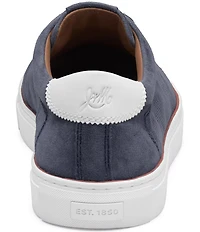 Johnston & Murphy Collection Men's Luther Perforated Suede Sneakers