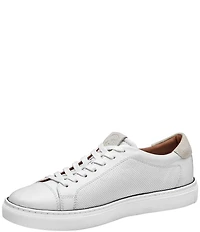 Johnston & Murphy Collection Men's Luther Perforated Sheepskin Lace-to-Toe Sneakers