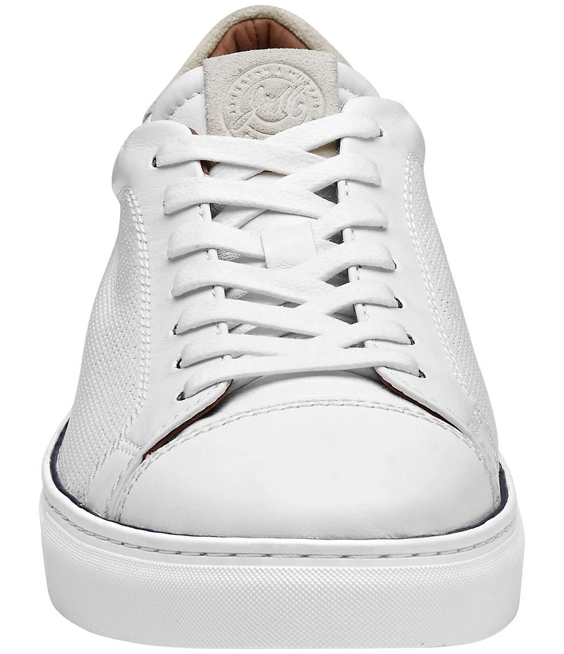 Johnston & Murphy Collection Men's Luther Perforated Sheepskin Lace-to-Toe Sneakers