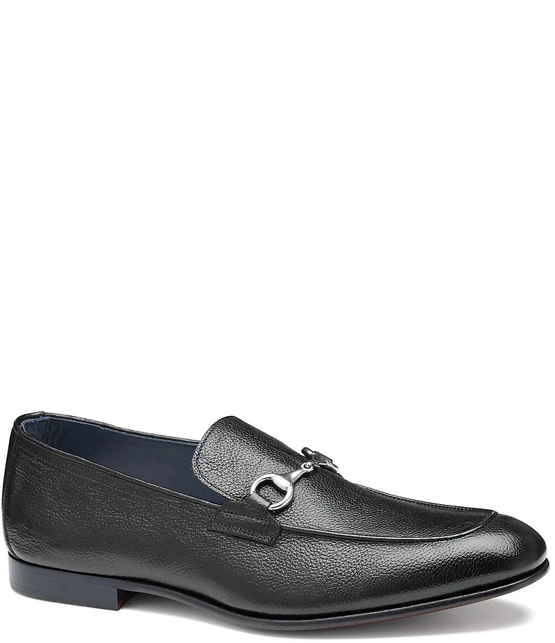 Johnston & Murphy Collection Men's Taylor Calfskin Bit Buckle Loafers