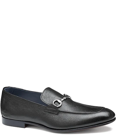 Johnston & Murphy Collection Men's Taylor Calfskin Bit Buckle Loafers