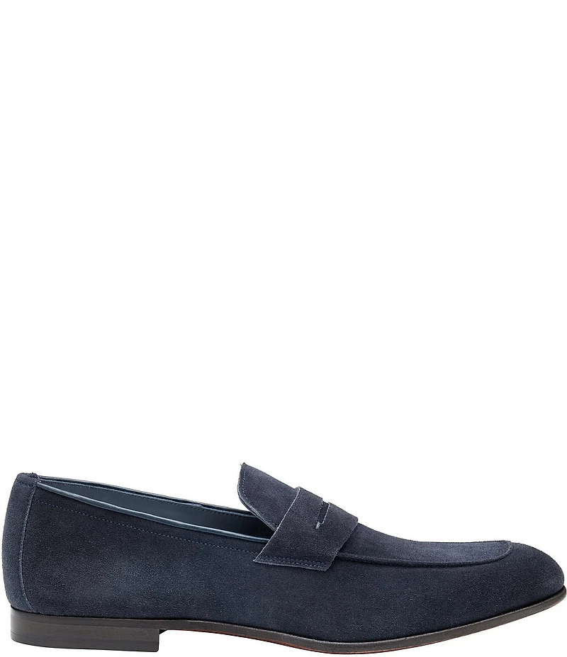 Johnston & Murphy Collection Men's Taylor Suede Penny Loafers