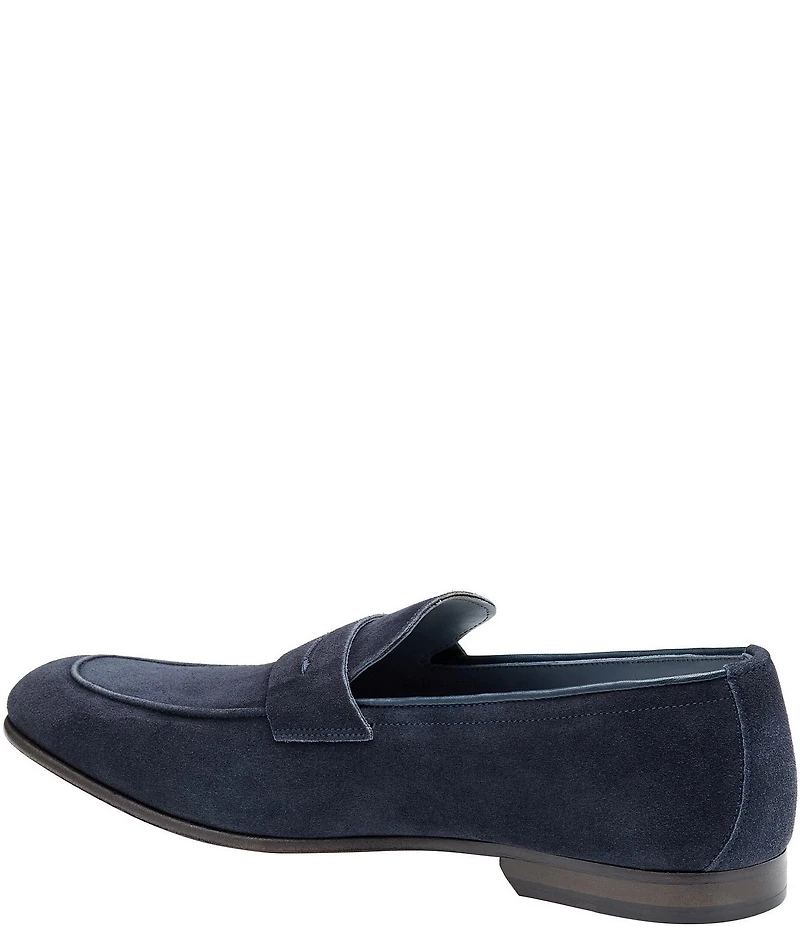 Johnston & Murphy Collection Men's Taylor Suede Penny Loafers