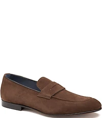 Johnston & Murphy Collection Men's Taylor Suede Penny Loafers