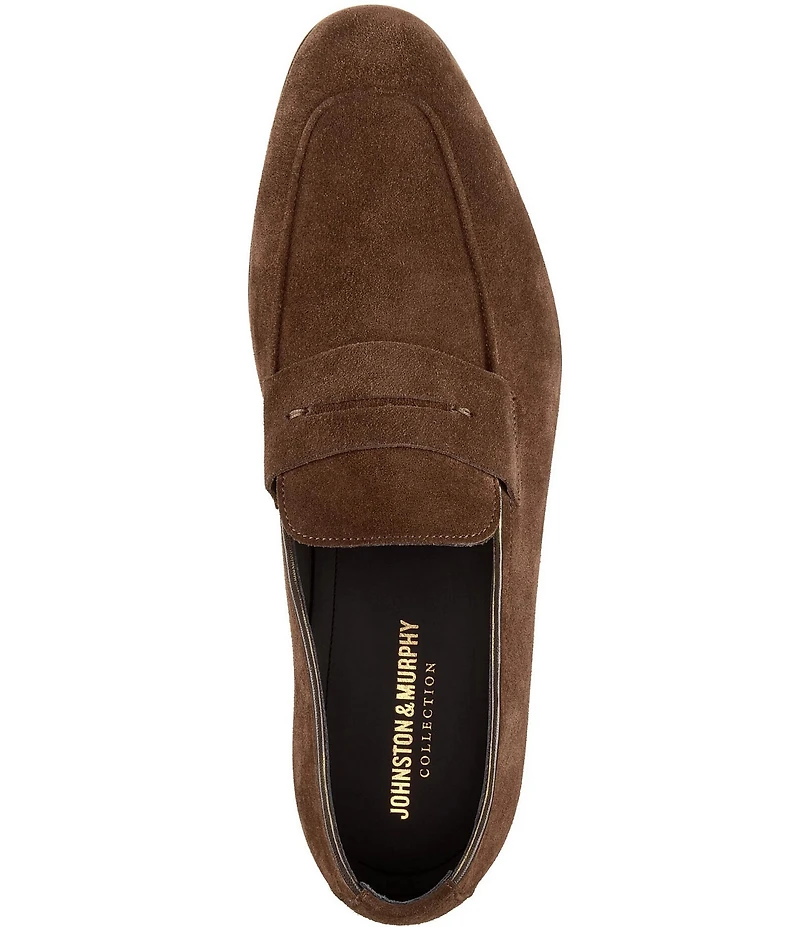 Johnston & Murphy Collection Men's Taylor Suede Penny Loafers