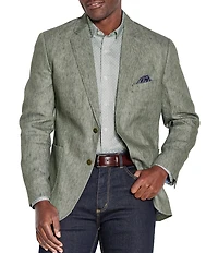 Johnston & Murphy Conley Washed Linen Blazer