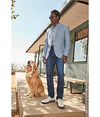 Johnston & Murphy Conley Washed Linen Blazer