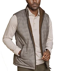 Johnston & Murphy Diamond-Quilted Reversible Vest