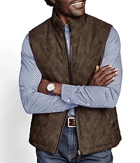 Johnston & Murphy Diamond-Quilted Reversible Vest